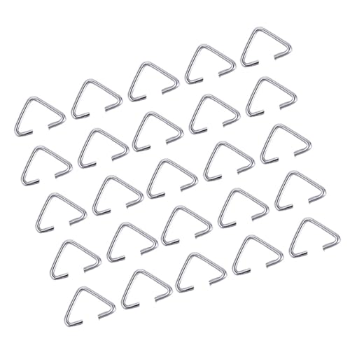 Praktische 600 Stück stabile Edelstahlringe mit offenen Dreiecken, für individuelle Schmuckanhänger, Armbänder und Halsketten Praktische 600 Stück stabile Edelstahlringe mit offenen Dreiecken, für individuelle Schmuckanhänger, Armbänder und Halsketten von HNsdsvcd