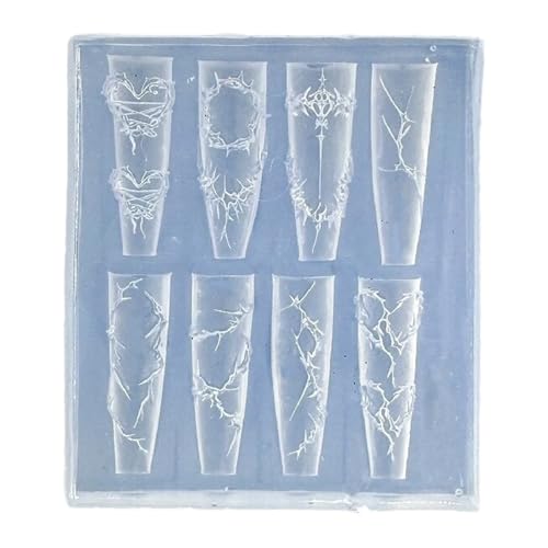 Professionelle Silikonnägel Kunstvorlagen Bowknot Formen Nägel Kunstform Für Harzschmuckzubehör Erstellen Nagelkunst Blumenstempel Formen von HNsdsvcd