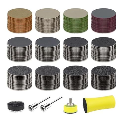 Schleifpapier-Scheiben, rund, 25 mm, für effektive Rostentfernung und Wandglättung, für Auto, Holz, Metall Schleifpapier-Scheiben, rund, 25 mm, für effektive Rostentfernung und Wandglättung, für Auto, Holz, Metall von HNsdsvcd