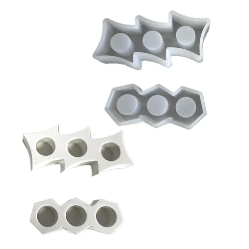 Set Von 2 Runden Robusten Silikonformen Accessoire Für Epoxidharz Kerzenhalter Klare Gips Set Bastelmittelzubehör Kerzenherstellung Set Von 2 Runden Robusten Silikonformen Accessoire Für Epoxidharz Kerzenhalter Klare Gips Set Bastelmittelzubehör Kerzenherstellung von HNsdsvcd