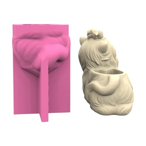 Silikon-Blumentöpfe, Silikon-Textur, handgefertigt, Übertopf für Sukkulenten und Epoxidharz-Bastelarbeiten von HNsdsvcd