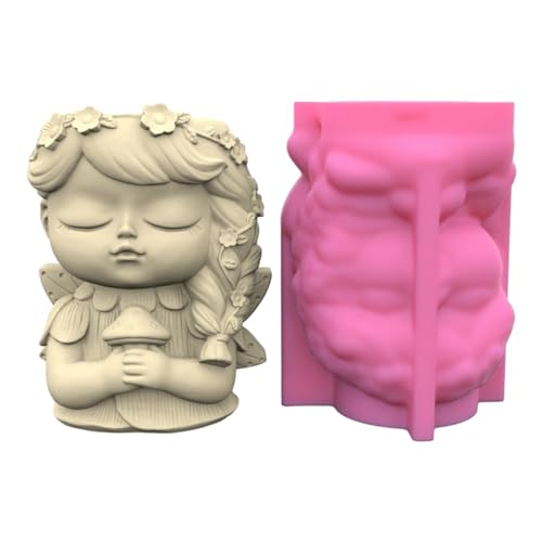 Silikonform für 3D-Stiftehalter, Tischdekoration, Sukkulenten, Blumentopf, Epoxidharz, Gipsherstellung von HNsdsvcd