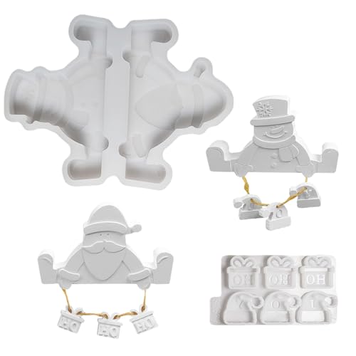 Silikonformen für Weihnachtsmann, Schneemann, Epoxidharz, Gips, Ornament, Weihnachtsmann, Schneemann, Beton, Zement, Silikonformen Silikonformen für Weihnachtsmann, Schneemann, Epoxidharz, Gips, Ornament, Weihnachtsmann, Schneemann, Beton, Zement, Silikonformen von HNsdsvcd