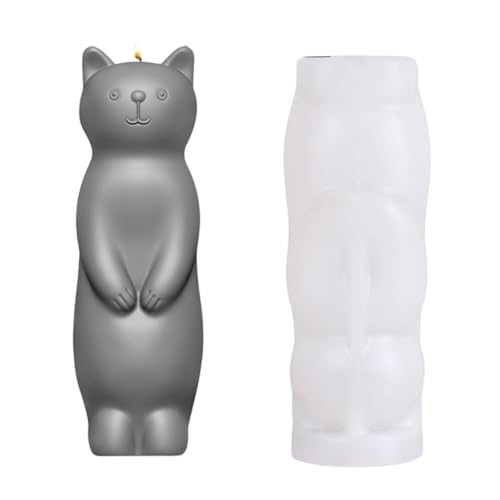 Silikonformen mit stehenden Katzen, Epoxidharz, Silikonformen für Gips, Ornamente, Dekoration von HNsdsvcd