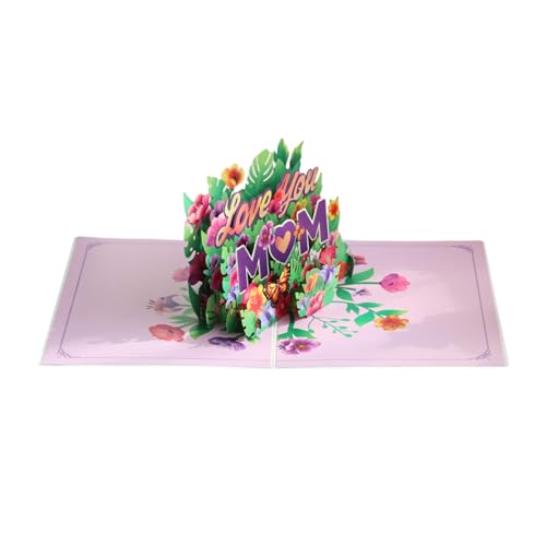Stabile 3D-Muttertagskarten, stilvolle 3D-Muttertags-Grußkarten mit stabiler Farbe für Wertschätzung Stabile 3D-Muttertagskarten, stilvolle 3D-Muttertags-Grußkarten mit stabiler Farbe für Wertschätzung von HNsdsvcd