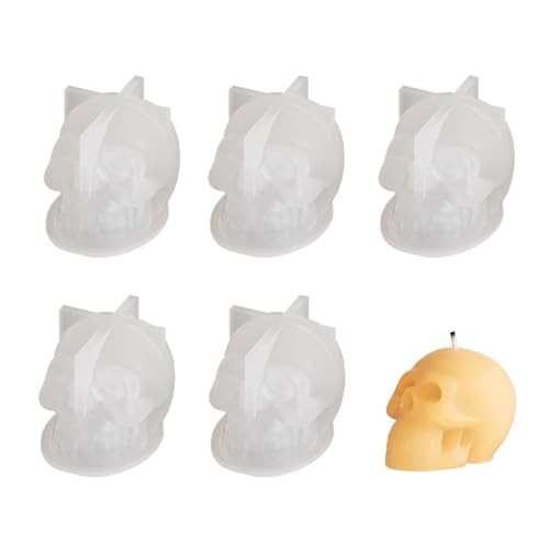 Totenkopf-Silikonform, handgefertigte Seifenform, DIY, duftende Herstellung von Harzgussteilen, Formen, Anhänger, Schlüsselanhänger Totenkopf-Silikonform, handgefertigte Seifenform, DIY, duftende Herstellung von Harzgussteilen, Formen, Anhänger, Schlüsselanhänger von HNsdsvcd