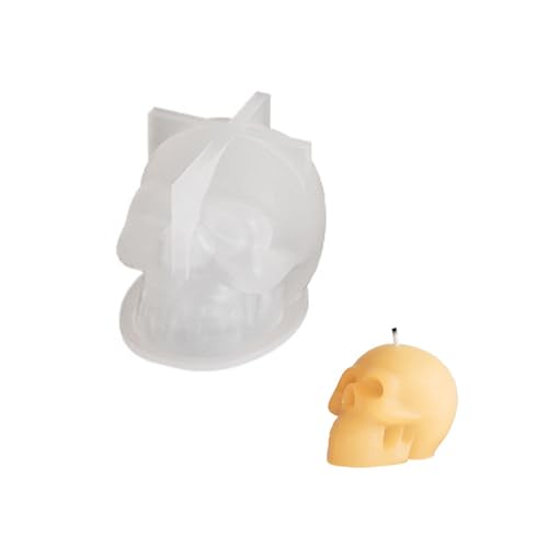 Totenkopf-Silikonform, handgefertigte Seifenform, DIY, duftende Herstellung von Harzgussteilen, Formen, Anhänger, Schlüsselanhänger Totenkopf-Silikonform, handgefertigte Seifenform, DIY, duftende Herstellung von Harzgussteilen, Formen, Anhänger, Schlüsselanhänger von HNsdsvcd