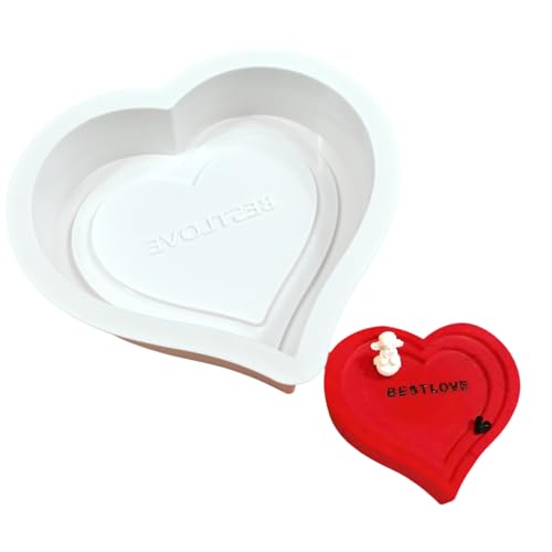 Valentine Day Herz Silikonform Fondants Schokoladenform Mousse Kuchen Dekoration Werkzeug Kerzenseife Schimmel Valentine Day Herz Silikonform Fondants Schokoladenform Mousse Kuchen Dekoration Werkzeug Kerzenseife Schimmel von HNsdsvcd