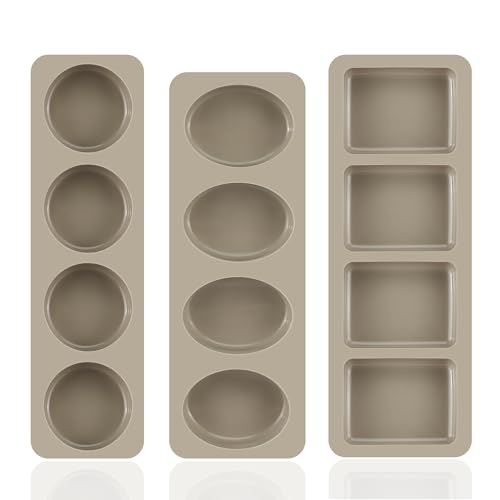 3 Stücke Silikonform Seife, Handgefertigte Seifenform, DIY Silikon Form, Zubehör für die Seifenherstellung für Hausgemachte Handwerk von HO-SFSM