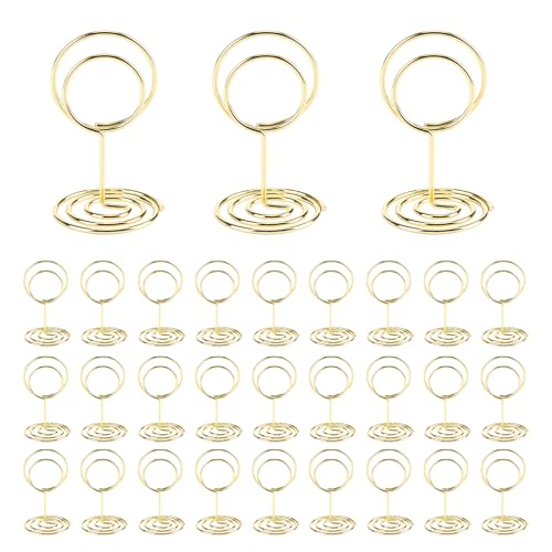 HO-SFSM 30 Stück Tischkartenhalter, Fotohalter Kartenständer, Memohalter, Mini-Tischnummernhalter für Hochzeitsfeier, Jahrestag, Abschlussfeier HO-SFSM 30 Stück Tischkartenhalter, Fotohalter Kartenständer, Memohalter, Mini-Tischnummernhalter für Hochzeitsfeier, Jahrestag, Abschlussfeier von HO-SFSM