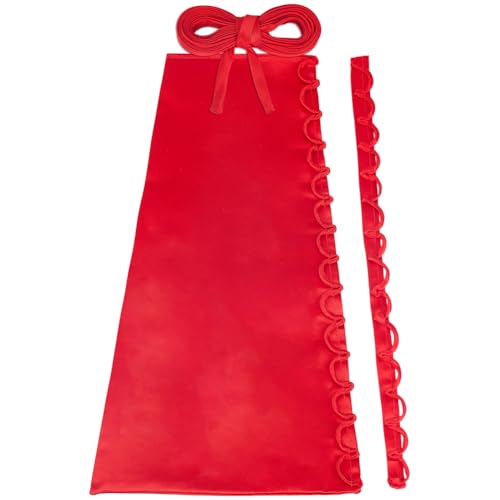 HOBBIESAY 1 Set Hochzeitskleid Reißverschluss Ersatz Verstellbar Satin Korsett Rücken Kit Rot Schnürung Für Hochzeitskleid von HOBBIESAY