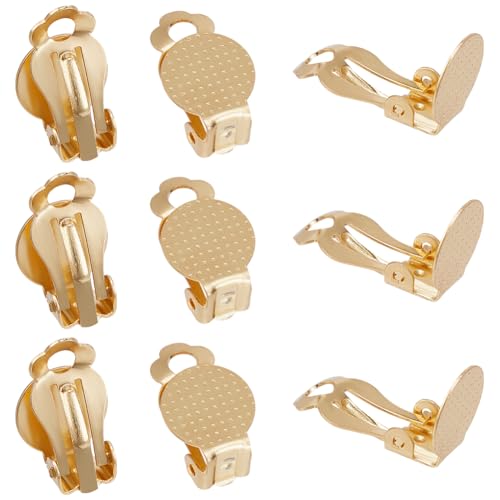 HOBBIESAY 10 Stück Ohrclip Beschläge Goldene Ohrring Clip Verschlüsse Edelstahl Ohrclip Konverter Nicht Durchdringende Ohrringe Ohrclip Für Frauen DIY Ohrring Schmuckherstellung HOBBIESAY 10 Stück Ohrclip Beschläge Goldene Ohrring Clip Verschlüsse Edelstahl Ohrclip Konverter Nicht Durchdringende Ohrringe Ohrclip Für Frauen DIY Ohrring Schmuckherstellung von HOBBIESAY