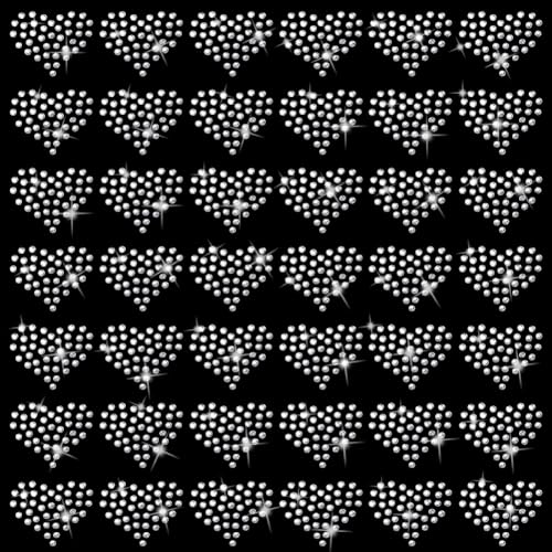 HOBBIESAY 100 Stück Herz Kristall Aufkleber 20x24mm Klares Liebesmuster Kristall Aufkleber Herz Zum Aufbügeln Strass Bling Kristall Transfers Für Kostüm Kleid Dekor HOBBIESAY 100 Stück Herz Kristall Aufkleber 20x24mm Klares Liebesmuster Kristall Aufkleber Herz Zum Aufbügeln Strass Bling Kristall Transfers Für Kostüm Kleid Dekor von HOBBIESAY