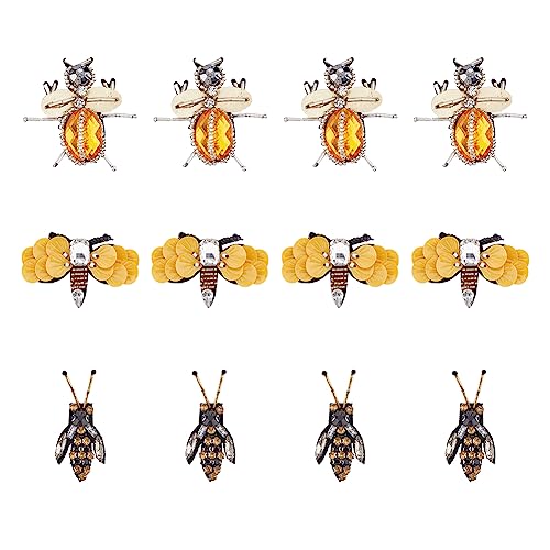 HOBBIESAY 12 Stück 3 Stil Bienen Strass Perlen Applikationen Acryl Kristall Aufnäher Insekt Zum Aufnähen Bestickter Stoffaufkleber Stoffapplikation Für Jeans Jacken Scrapbooking DIY Dekorative Patches HOBBIESAY 12 Stück 3 Stil Bienen Strass Perlen Applikationen Acryl Kristall Aufnäher Insekt Zum Aufnähen Bestickter Stoffaufkleber Stoffapplikation Für Jeans Jacken Scrapbooking DIY Dekorative Patches von HOBBIESAY