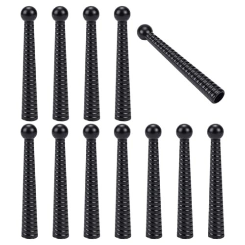 HOBBIESAY 12 Stück Schwarze Bolo Krawattenspitzen Bolo Kappenverschluss Ersatz 7mm Legierungs-Schnurenden Schnurkappen Bolos Krawattenzubehör Ersatz für DIY Bastelbedarf Kleidung Dekor Design HOBBIESAY 12 Stück Schwarze Bolo Krawattenspitzen Bolo Kappenverschluss Ersatz 7mm Legierungs-Schnurenden Schnurkappen Bolos Krawattenzubehör Ersatz für DIY Bastelbedarf Kleidung Dekor Design von HOBBIESAY