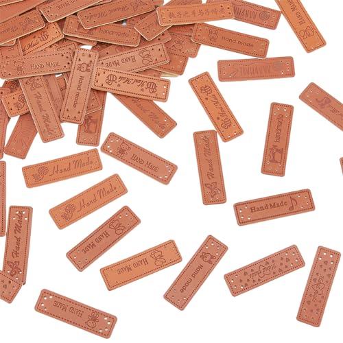 HOBBIESAY 120 Stück 12 Stile PU Leder Etikettenanhänger Handgefertigte Polyurethan Lederetiketten Farben Lederetiketten Handetiketten Kunstlederetiketten Handgefertigte Etiketten Für DIY Nähen HOBBIESAY 120 Stück 12 Stile PU Leder Etikettenanhänger Handgefertigte Polyurethan Lederetiketten Farben Lederetiketten Handetiketten Kunstlederetiketten Handgefertigte Etiketten Für DIY Nähen von HOBBIESAY