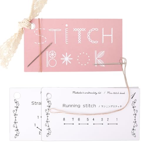 HOBBIESAY 2 Sets Kreatives Mini Nähbuch Mini Nähkarten Sets In Rosa Kreatives Mini Stickerei Nähbuch Nähmaterialpaket Für DIY Näharbeiten HOBBIESAY 2 Sets Kreatives Mini Nähbuch Mini Nähkarten Sets In Rosa Kreatives Mini Stickerei Nähbuch Nähmaterialpaket Für DIY Näharbeiten von HOBBIESAY