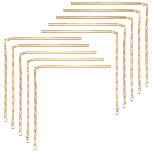 HOBBIESAY 20 Stück 18K Vergoldete Einfädler Ohrringe Aus Messing Zum Durchziehen Mit Schlaufen Lange Kette Quaste Ohrfaden Ohrstecker Für Damen Modischer Statement Schmuck Geschenk HOBBIESAY 20 Stück 18K Vergoldete Einfädler Ohrringe Aus Messing Zum Durchziehen Mit Schlaufen Lange Kette Quaste Ohrfaden Ohrstecker Für Damen Modischer Statement Schmuck Geschenk von HOBBIESAY
