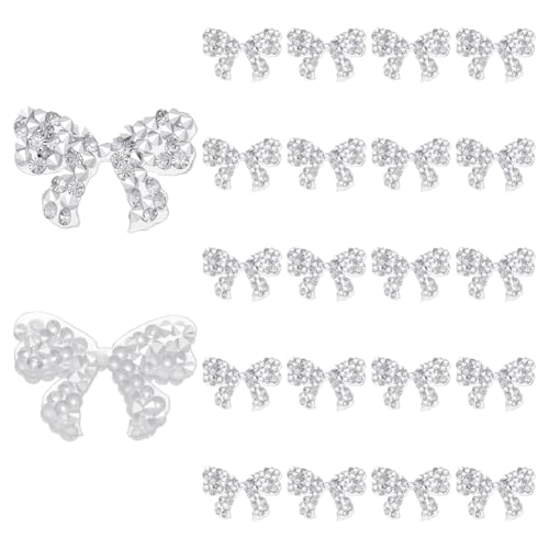 HOBBIESAY 20 x Strass-Schleifen-Patches, Hotfix, dekorative Strass-Schleifenaufnäher, zum Aufbügeln, für selbstgemachte Kleidung, Hüte, Taschen, Jeans, Dekoration HOBBIESAY 20 x Strass-Schleifen-Patches, Hotfix, dekorative Strass-Schleifenaufnäher, zum Aufbügeln, für selbstgemachte Kleidung, Hüte, Taschen, Jeans, Dekoration von HOBBIESAY
