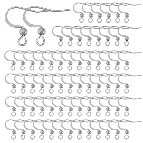 HOBBIESAY 200 Stück Edelstahl Ohrhaken Fischhaken Edelstahl Ohrringhaken Französische Drahthaken Baumelnde Ohrhaken Flacher Französischer Haken Ohrhaken Für DIY Ohrring Schmuckherstellung HOBBIESAY 200 Stück Edelstahl Ohrhaken Fischhaken Edelstahl Ohrringhaken Französische Drahthaken Baumelnde Ohrhaken Flacher Französischer Haken Ohrhaken Für DIY Ohrring Schmuckherstellung von HOBBIESAY
