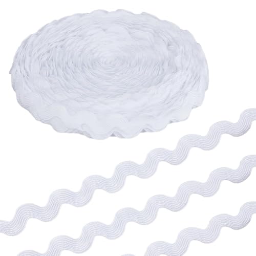 HOBBIESAY 28 Yards/25.6m Gewellte Fransenbesatz Zackenlitzen Spitzenband Weißer Verpackungsstoff Zum Nähen von Kleidung Kleidern Verpacken Zuhause Hochzeit Party DIY Dekoration HOBBIESAY 28 Yards/25.6m Gewellte Fransenbesatz Zackenlitzen Spitzenband Weißer Verpackungsstoff Zum Nähen von Kleidung Kleidern Verpacken Zuhause Hochzeit Party DIY Dekoration von HOBBIESAY