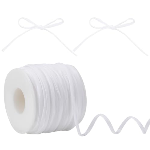 HOBBIESAY 3.2mm Dünnes Samtband 45.72m Vintage Weißes Band Einseitiges Samtband Spule Stoffbesatz Für Hochzeitseinladungen Weihnachten Zuhause Partyboxen Dekoration HOBBIESAY 3.2mm Dünnes Samtband 45.72m Vintage Weißes Band Einseitiges Samtband Spule Stoffbesatz Für Hochzeitseinladungen Weihnachten Zuhause Partyboxen Dekoration von HOBBIESAY