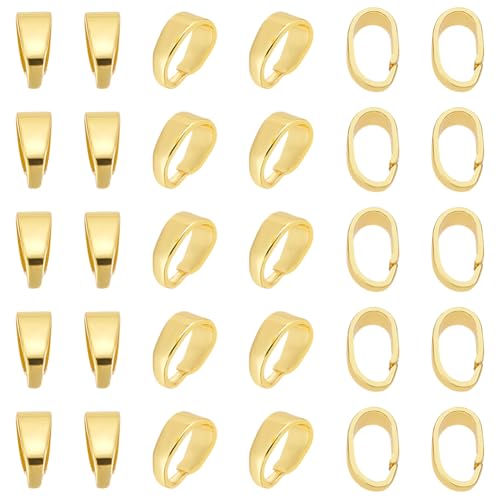HOBBIESAY 30 Stück Gold Karabinerhaken 6mm Klemmöse Charmmessing Anhänger Verschluss Verbindermessingverschlüsse Beschläge Für DIY Halsketten Schmuckherstellung von HOBBIESAY