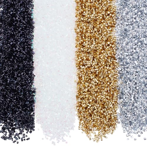HOBBIESAY 4 Farbe Ca. 8464 Stück Knusprige Bingsu Perlen 3D Glitzer Kunststoffperlen 3mm Gemischte Farben Weiche Strohröhrenperlen Leichte Bingsu Perlen Für Das Sortiment Knuspriger Mikroperlen HOBBIESAY 4 Farbe Ca. 8464 Stück Knusprige Bingsu Perlen 3D Glitzer Kunststoffperlen 3mm Gemischte Farben Weiche Strohröhrenperlen Leichte Bingsu Perlen Für Das Sortiment Knuspriger Mikroperlen von HOBBIESAY