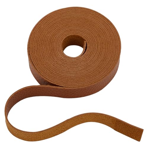 HOBBIESAY 4.37 Yards 0.79 Zoll Breite Braune Flache Lederriemenrolle Gürtelwickel Lederstreifen Mit Litschi Muster Einseitiges Lederzubehör Kunstkordel Zur Gürtelherstellung HOBBIESAY 4.37 Yards 0.79 Zoll Breite Braune Flache Lederriemenrolle Gürtelwickel Lederstreifen Mit Litschi Muster Einseitiges Lederzubehör Kunstkordel Zur Gürtelherstellung von HOBBIESAY