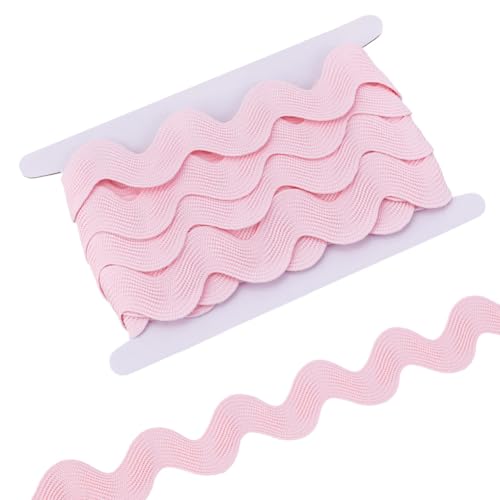 HOBBIESAY 5 Yards RIC Rac Trim Ribbon 1.49 1.57 Zoll Rick Rack Nähbänder Polyester Rick Rack Wave Bending Fransenbesatz Pink Zum Nähen Geschenkverpackung Home Party Dekoration HOBBIESAY 5 Yards RIC Rac Trim Ribbon 1.49 1.57 Zoll Rick Rack Nähbänder Polyester Rick Rack Wave Bending Fransenbesatz Pink Zum Nähen Geschenkverpackung Home Party Dekoration von HOBBIESAY
