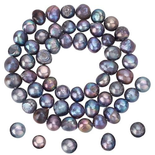 HOBBIESAY 55 Stück Natürliche Süßwasser Zuchtperlen Natürlicher Perlenstrang Lose Perlen Keshi Perlen Unregelmäßige Perlen Schwarz Für Heimwerker Basteln Schmuckherstellung Loch:0.8mm HOBBIESAY 55 Stück Natürliche Süßwasser Zuchtperlen Natürlicher Perlenstrang Lose Perlen Keshi Perlen Unregelmäßige Perlen Schwarz Für Heimwerker Basteln Schmuckherstellung Loch:0.8mm von HOBBIESAY