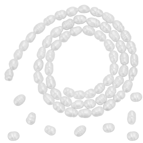 HOBBIESAY 60 Stück Natürliche Süßwasser Zuchtperlen Natürlicher Perlenstrang Lose Perlen Keshi Perlen Unregelmäßige Perlen In Muschelfarbe Für Heimwerker Basteln Schmuckherstellung Loch:0.7mm von HOBBIESAY