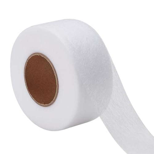 HOBBIESAY 70 Yards 2 Zoll Aufbügelbares Schlagband Weißes Nahtband Selbstklebendes Saumband Aufbügelbares Transparentes Band Zum Quilten von Schlagbändern Und Nähten DIY Kleidung Nähen Kunstnähen HOBBIESAY 70 Yards 2 Zoll Aufbügelbares Schlagband Weißes Nahtband Selbstklebendes Saumband Aufbügelbares Transparentes Band Zum Quilten von Schlagbändern Und Nähten DIY Kleidung Nähen Kunstnähen von HOBBIESAY