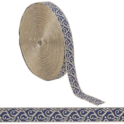 HOBBIESAY Besticktes Band 12.5 Yards 5/6 Zoll Breit Schwarzes Vintage Jacquardband Blumenmuster Besatz Dekoration Für Kleidung Accessoires Handtaschen Heimdekoration HOBBIESAY Besticktes Band 12.5 Yards 5/6 Zoll Breit Schwarzes Vintage Jacquardband Blumenmuster Besatz Dekoration Für Kleidung Accessoires Handtaschen Heimdekoration von HOBBIESAY