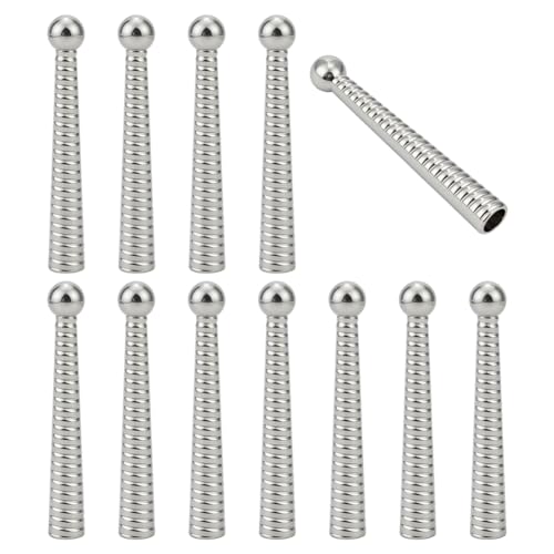 HOBBIESAY Bolo-Kappen-Schnalle, Platin-Legierung, 7 mm, Kordelenden, Kappen für Bastelarbeiten, Kleidung, Dekoration, Design, 12 Stück HOBBIESAY Bolo-Kappen-Schnalle, Platin-Legierung, 7 mm, Kordelenden, Kappen für Bastelarbeiten, Kleidung, Dekoration, Design, 12 Stück von HOBBIESAY