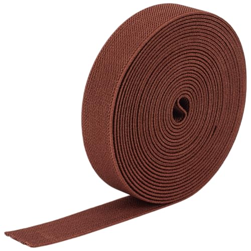 HOBBIESAY Elastisches Band aus Köper, breit, 2,55 cm, schwarz, doppelseitig, gewebtes Elastikband, Polyester-Garn, elastisches Band zum Nähen von Hosen, Rock, Bund, Elastizität HOBBIESAY Elastisches Band aus Köper, breit, 2,55 cm, schwarz, doppelseitig, gewebtes Elastikband, Polyester-Garn, elastisches Band zum Nähen von Hosen, Rock, Bund, Elastizität von HOBBIESAY