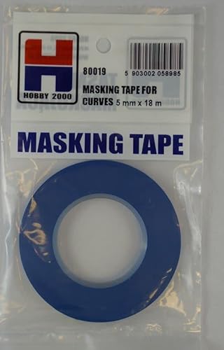 HOBBY 2000 80019 Präzisionsabdeckband für Kurven, 5 mm x 18 m, 1 Packung HOBBY 2000 80019 Präzisionsabdeckband für Kurven, 5 mm x 18 m, 1 Packung von HOBBY 2000