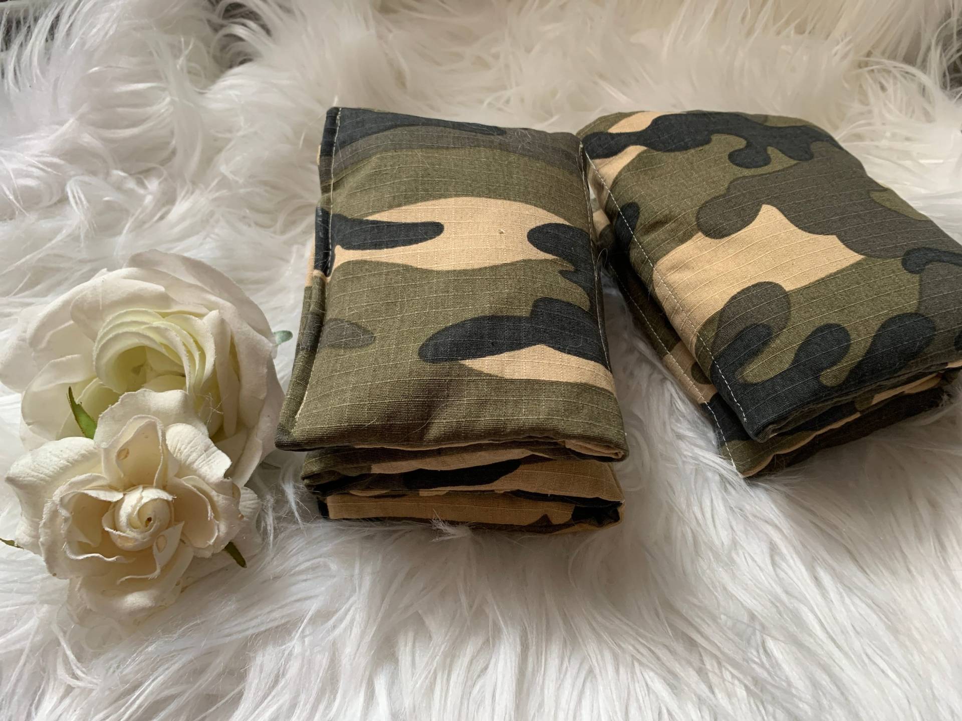 Wärmekissen, Dinkel, Wärme-Schmerztherapie Camouflage Wärmekissen, Dinkel, Wärme-Schmerztherapie Camouflage von HOBBYNAEHSTUEBERL