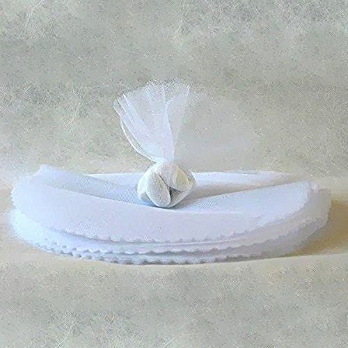 25 Tulles rund 24 cm – weiß 25 Tulles rund 24 cm – weiß von HOBI