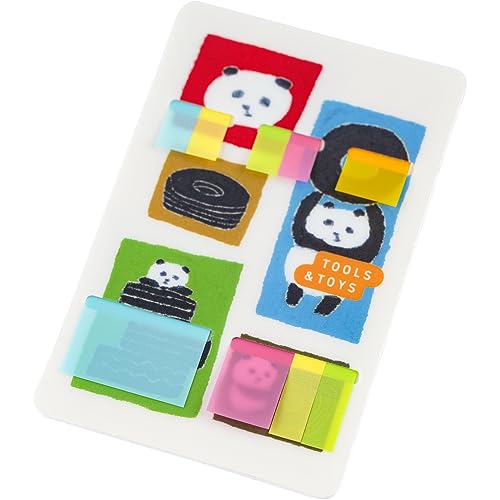 Hobonichi Techo Accessories Jin Kitamura: Hobonichi Translucent Sticky Notes - Love it (Panda) von ほぼ日