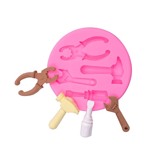 Fondant Formen 3 Stück Mechanik Hammer Schraubendreher Form Zucker Flipping Dekoration handgemacht tropfende Schokolade Fondant Formen 3 Stück Mechanik Hammer Schraubendreher Form Zucker Flipping Dekoration handgemacht tropfende Schokolade von HOCAH