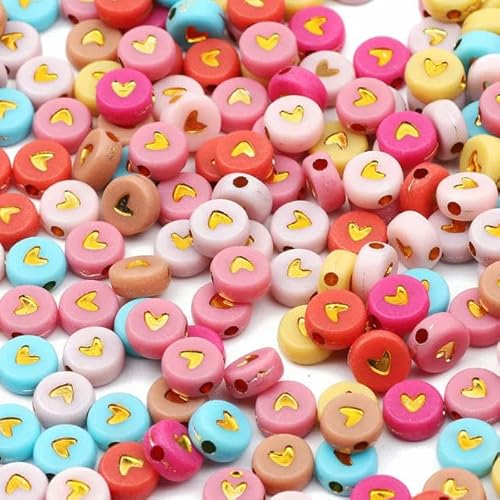 HOCEDO 200-600 stücke Liebe Herz Acryl Perlen Quadratisch Flache Runde Spacer Perlen Für Schmuck Machen DIY Armband Halskette Zubehör HOCEDO 200-600 stücke Liebe Herz Acryl Perlen Quadratisch Flache Runde Spacer Perlen Für Schmuck Machen DIY Armband Halskette Zubehör von HOCEDO
