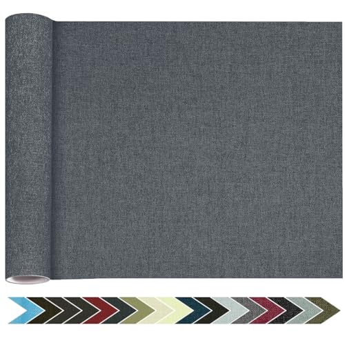 Flicken Selbstklebend Stoff, Leinen Reparatur Patches, Stoffe Reparatur, 20 x 100 cm Leinenstoff Patches Selbstklebend für Sofa, Bürostuhl, Autositze, Kopfteile, Vorhang - Blau Grau Flicken Selbstklebend Stoff, Leinen Reparatur Patches, Stoffe Reparatur, 20 x 100 cm Leinenstoff Patches Selbstklebend für Sofa, Bürostuhl, Autositze, Kopfteile, Vorhang - Blau Grau von HOCOXW