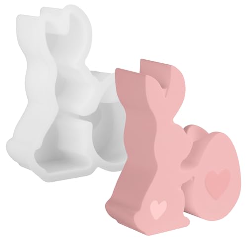 Silikonform Ostern, Silikonformen Gießformen Ostern Osterhase Kerzenhalter, Leicht Zu Entformen Gießform Ostern DIY Gießform Ostern, Silikonform Osterhase für Sojawachs Kerzen Seife Gips Handwerk Silikonform Ostern, Silikonformen Gießformen Ostern Osterhase Kerzenhalter, Leicht Zu Entformen Gießform Ostern DIY Gießform Ostern, Silikonform Osterhase für Sojawachs Kerzen Seife Gips Handwerk von HOCUCHELAND