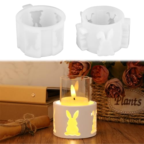 Silikonformen Gießformen Ostern, Silikonform Hase Ostern Kerzenhalter, 3D Kreative Kombinationen Gießform Ostern, Osterhase Silikonform Gießform Ostern for Gips, Osterdeko, Handwerk Silikonformen Gießformen Ostern, Silikonform Hase Ostern Kerzenhalter, 3D Kreative Kombinationen Gießform Ostern, Osterhase Silikonform Gießform Ostern for Gips, Osterdeko, Handwerk von HOCUCHELAND