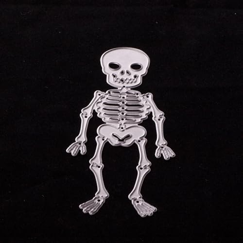 1,3 x 5,4 cm menschliche Skelett-Metall-Stanzformen für Kartenherstellung, Stanzschablonen für Scrapbooking, Fotoalbum, dekorative Prägeschablone 1,3 x 5,4 cm menschliche Skelett-Metall-Stanzformen für Kartenherstellung, Stanzschablonen für Scrapbooking, Fotoalbum, dekorative Prägeschablone von HOFALUYUSUN