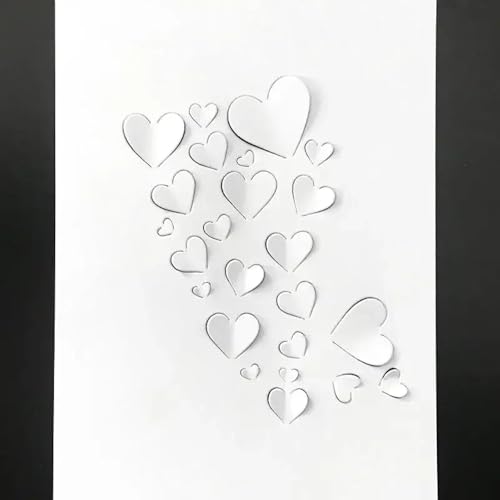 10,4 x 6,3 cm große Stanzschablone, Herzform, für Scrapbooking, Metall, Stanzformen, Heimdekorationen, Prägeschablone, Basteldekoration 10,4 x 6,3 cm große Stanzschablone, Herzform, für Scrapbooking, Metall, Stanzformen, Heimdekorationen, Prägeschablone, Basteldekoration von HOFALUYUSUN