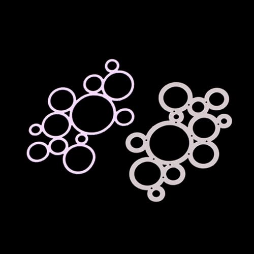 10 x 6,4 cm Blasen-Metall-Stanzformen für Scrapbooking, Basteln, Kartenherstellung, Papieralbum-Dekoration 10 x 6,4 cm Blasen-Metall-Stanzformen für Scrapbooking, Basteln, Kartenherstellung, Papieralbum-Dekoration von HOFALUYUSUN