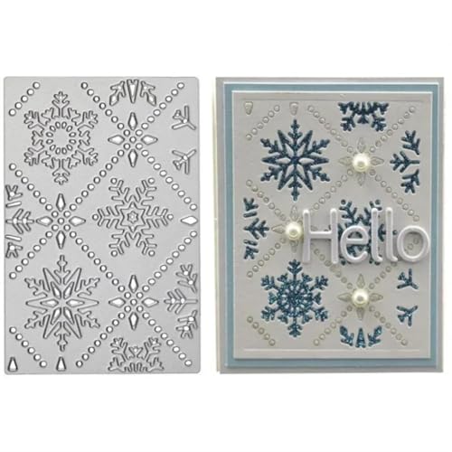 10 x 7,5 cm Schneeflocken-Hintergrund, Stanzformen, Papier, Karten, Scrapbooking, Basteln, Dekor 10 x 7,5 cm Schneeflocken-Hintergrund, Stanzformen, Papier, Karten, Scrapbooking, Basteln, Dekor von HOFALUYUSUN