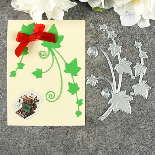 11,4 x 7,7 cm, Weinrebenblätter, Grußkarten, Metall-Stanzformen für Scrapbooking, Basteln, Kartenherstellung, Papieralbum-Dekoration 11,4 x 7,7 cm, Weinrebenblätter, Grußkarten, Metall-Stanzformen für Scrapbooking, Basteln, Kartenherstellung, Papieralbum-Dekoration von HOFALUYUSUN